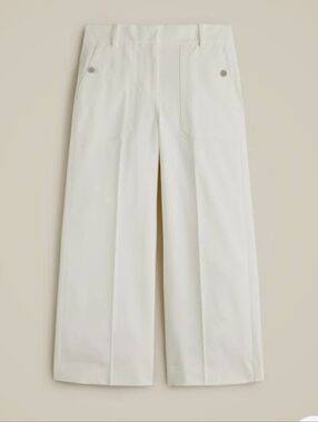 J.Crew Sydney Wide-Leg Pants – Cream / Ivory Size 8